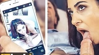 Fakehub - Indian Desi Hot Wifey Filmed Taking Cheating Hubbies Thick Knob In Her Hairy Coochie By Cuck