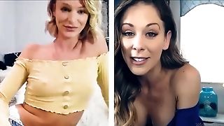 Stepmom And Stepdaughter Emma Hix And Cherrie Deville Webcam Getting Off