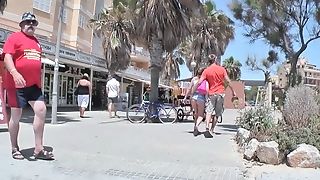 In Mallorca Auf Dem Balkon Gefickt